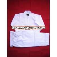 White kids custom taekwondo uniforms dobok uniformes de taekwondo