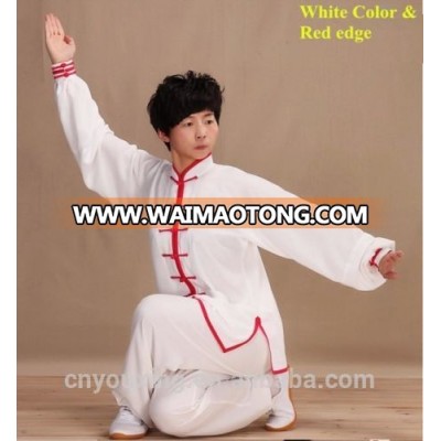 Martial arts uniforms professional Wushu Red Tai Chi kung fu uniform