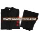 custom made good fabric karate uniform breathable fabric black karate gi uniforms martial arts uniforms