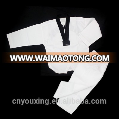 Martial arts suppliers ribbed taekwondo uniform taekwondo sportswear